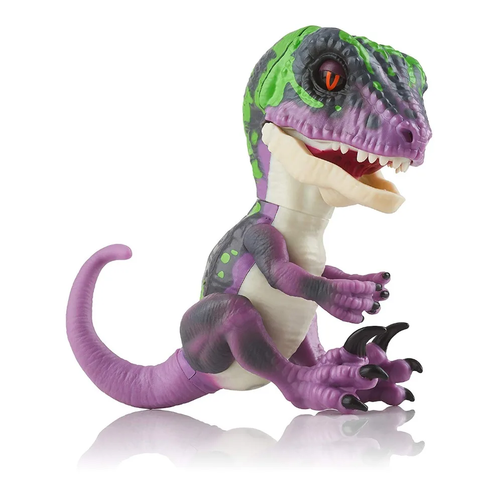 Animal de Estimação Brinquedos para Crianças Dedo Dinossauro Eletrônico Brinquedo Interativo Domesticado Raptor Bruce Crianças Presente Natal 9 interativo domesticado raptor bruce dedo dinossauro crianças