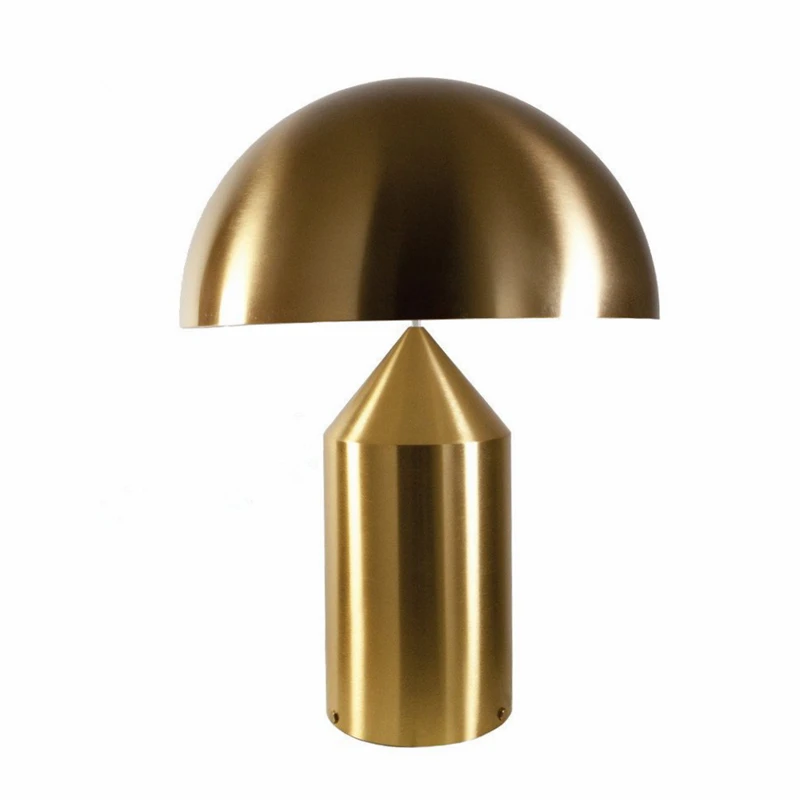 

Creative simple table lamps gold black white metal desk light living room bedroom post modern art home store reading decoration