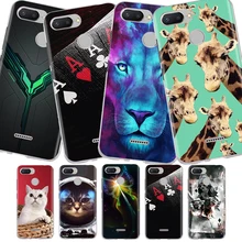 מקרה עבור Xiaomi Redmi 6 מקרה סיליקון רך Tpu טלפון מקרה עבור Xiaomi Redmi 4X5 בתוספת הערה 5 פרו מקרה כיסוי 3D Fundas Coque Capas(China)