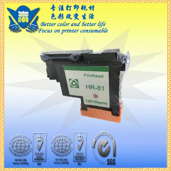 

JIANYINGCHEN 1pieces remanufactured 81 printhead Light magenta Compatible for HP81 for Designjet 5000 5000PS
