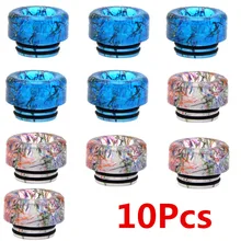 10pcs/lot Epoxy Resin Drip Tip 810 E Cigarettes Accessory Round Style Vape Mouthpiece for Rda Rta Atomizer Wide Bore Rainbow цена 10pcs/lot Epoxy Resin Drip Tip 810 E Cigarettes Accessory Round Style Vape Mouthpiece for Rda Rta Atomizer Wide Bore Rainbow цены онлайн