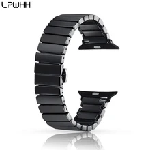 LPWHH New Arrival Ceramic Watchband Strap Metal Buckle For Apple Watch Bands 42mm 38mm Series 3 2 1 4 Iwatch Band Wrist Bands LPWHH New Arrival Ceramic Watchband Strap Metal Buckle For Apple Watch Bands 42mm 38mm Series 3 2 1 4 Iwatch Band Wrist Bands
