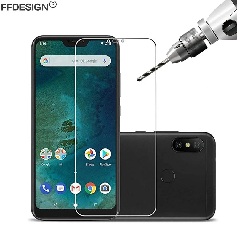 2pcs Glass for Xiaomi Mi A2 Lite Protective on the Tempered Screen Protector Film Foil | Мобильные телефоны и аксессуары