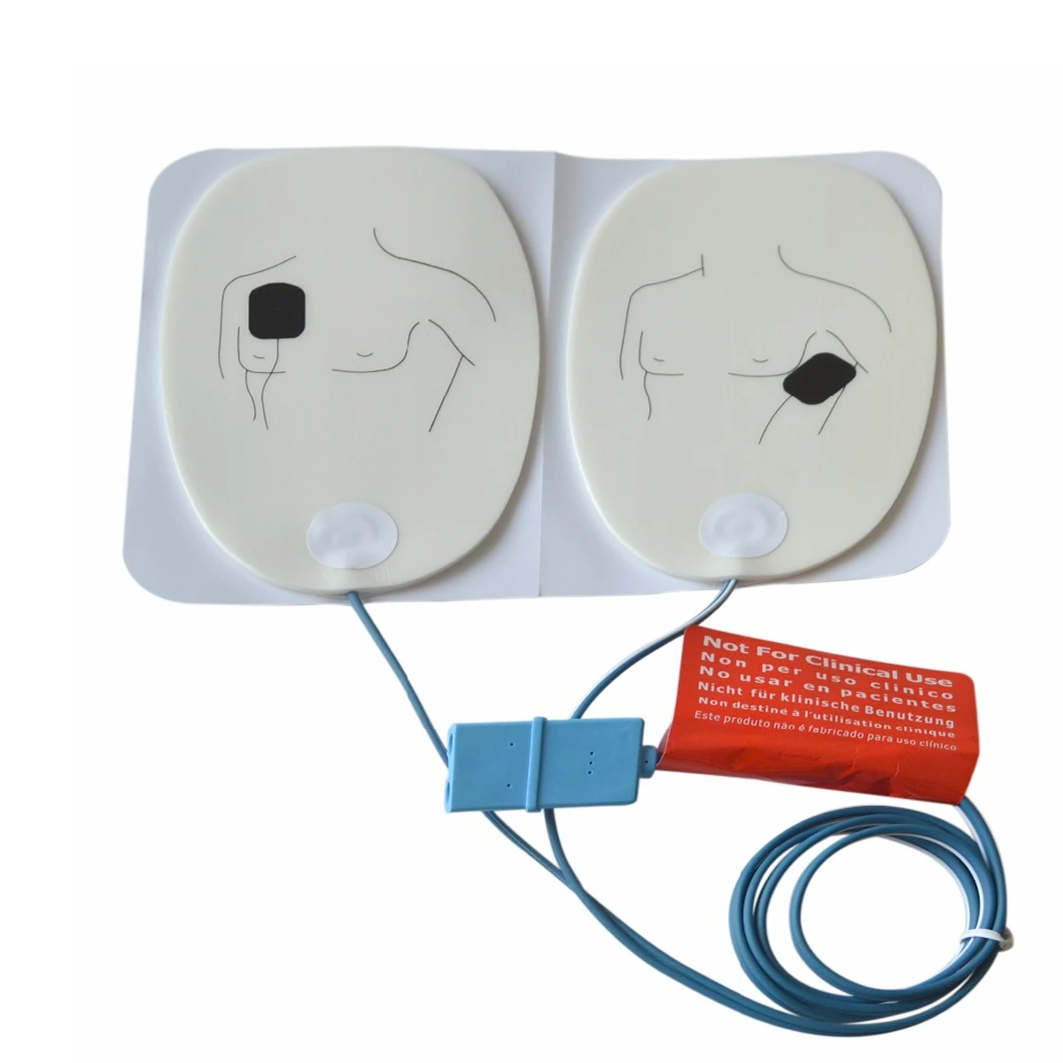 5Pairs AED Training Electrodes ECG Defibrillation Electrode Pad Use
