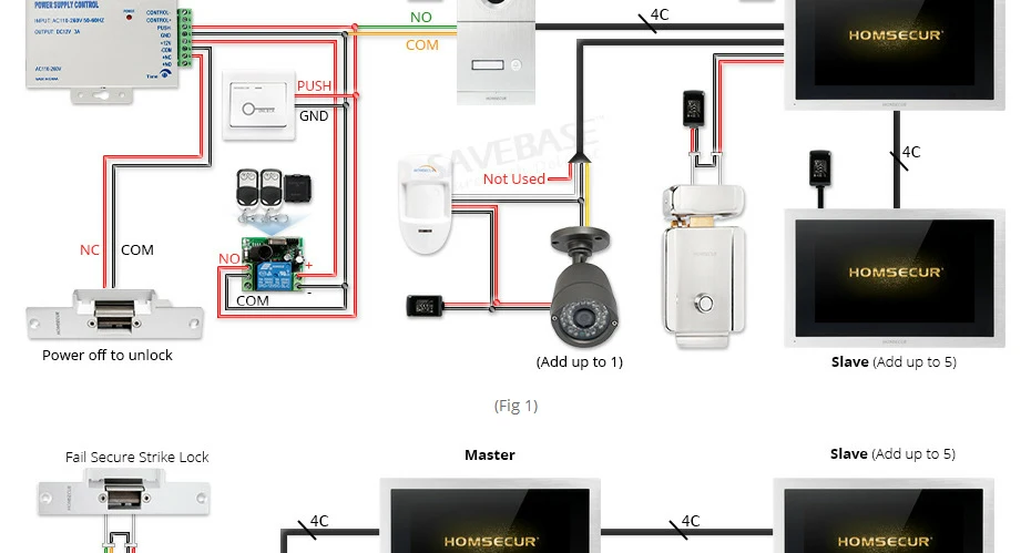 HOMSECUR 4 провода Hands-free видео домофон система вызова с камера из алюминиевого сплава BC121HD-1S + BM114HD-S