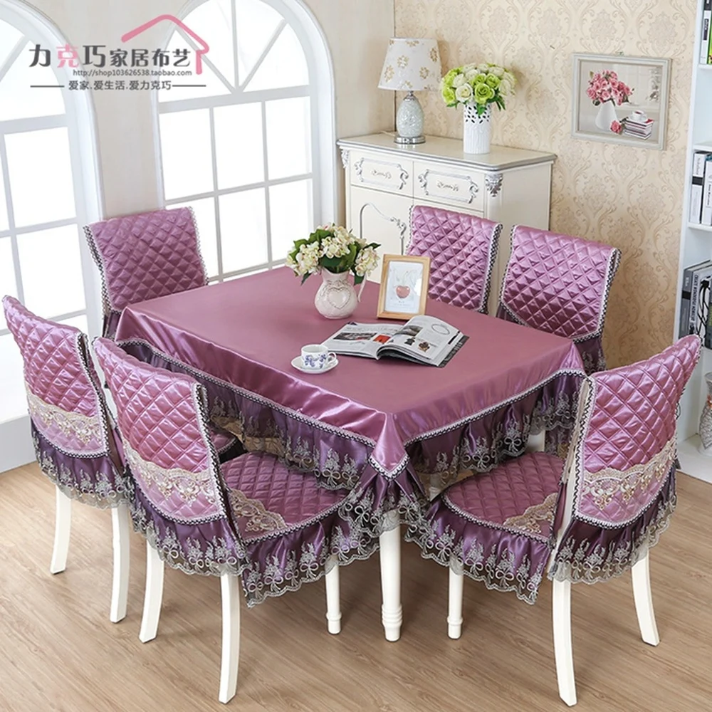 

High quality fashion Dark red table cloth thick Non-slip Cozy Chair Cushion Backrest Wedding Hotel Home Tablecloth Chair Cover