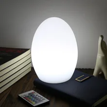 Теплый белый/RGB светодиодный ночник экономия энергии яйцо мягкий свет для спальня детская кофе бар столовая настольные лампы