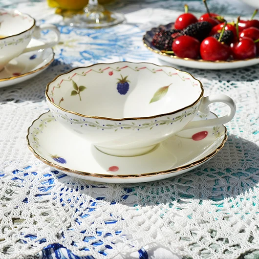 

Hot British Afternoon Tea Coffee Cup Saucer Sets Bone China Cups Black Tea Ceramic teapot Sugar Cans Porcelain Milk Cylinder