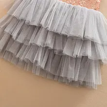 Baby Girls Dress Summer Layered Tutu Dressed Kids Sleeveless Back Hole Bows Sequined Dresses Children Clothing