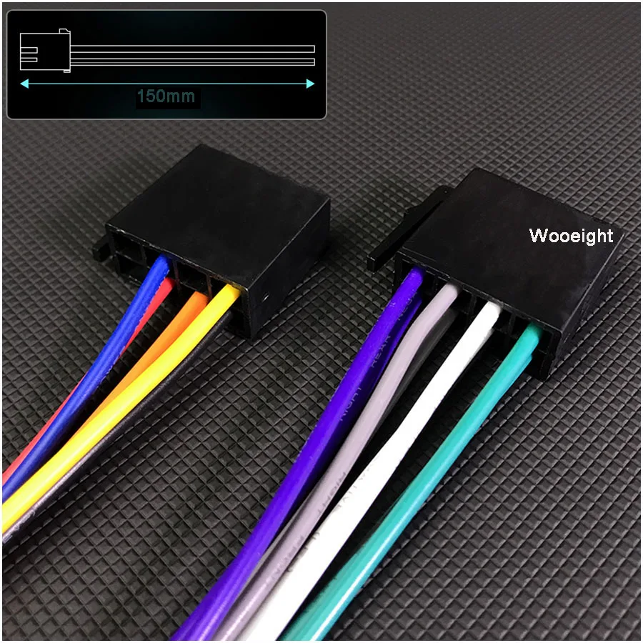 Car CD Radio Audio Stereo Standard ISO Wire Harness Female Adapter Connector Cable Wiring Connector Adapter Plug For Auto Car (6)