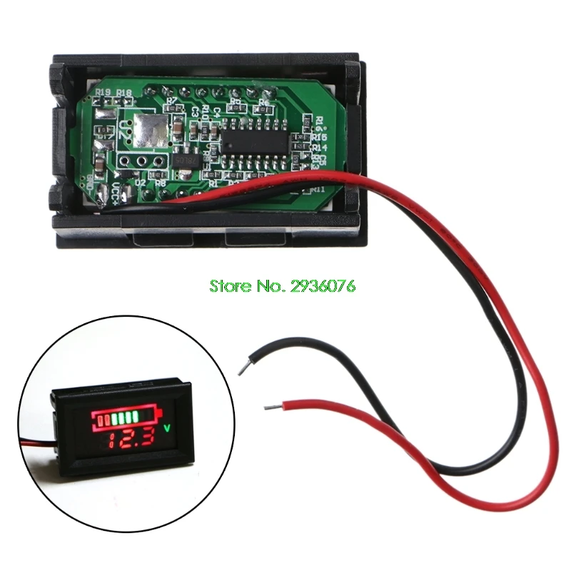 

12V Lead-Acid Battery Status Capacity LED Display Indicator Digital Voltmeter Tester Drop Shipping Support