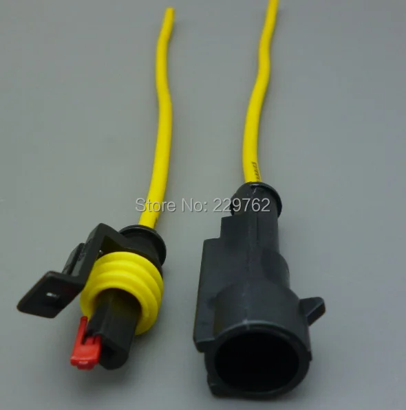 1 Pin Way Sealed Waterproof Wiring Connector