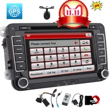 7 inch HD Car DVD Player Navigator GPS Stereo Radio Car Stereo with Bluetooth and Navigation for Volkswagen for Jetta for Passat