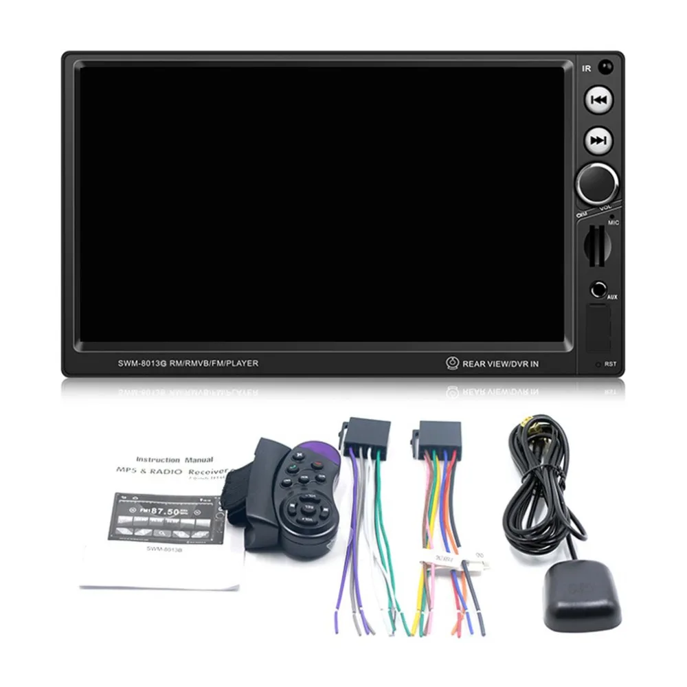 

New 800*480 7 Inch GPS Navigation Car MP4/MP5 Player Bluetooth Vehicle Audio Video Player Support Brake Prompt Mini TF Card Hot