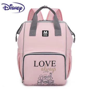 

Disney New Mummy Bag Classic Anime Cartoon Mummy Bag Backpack Large Capacity Out Mummy Bag