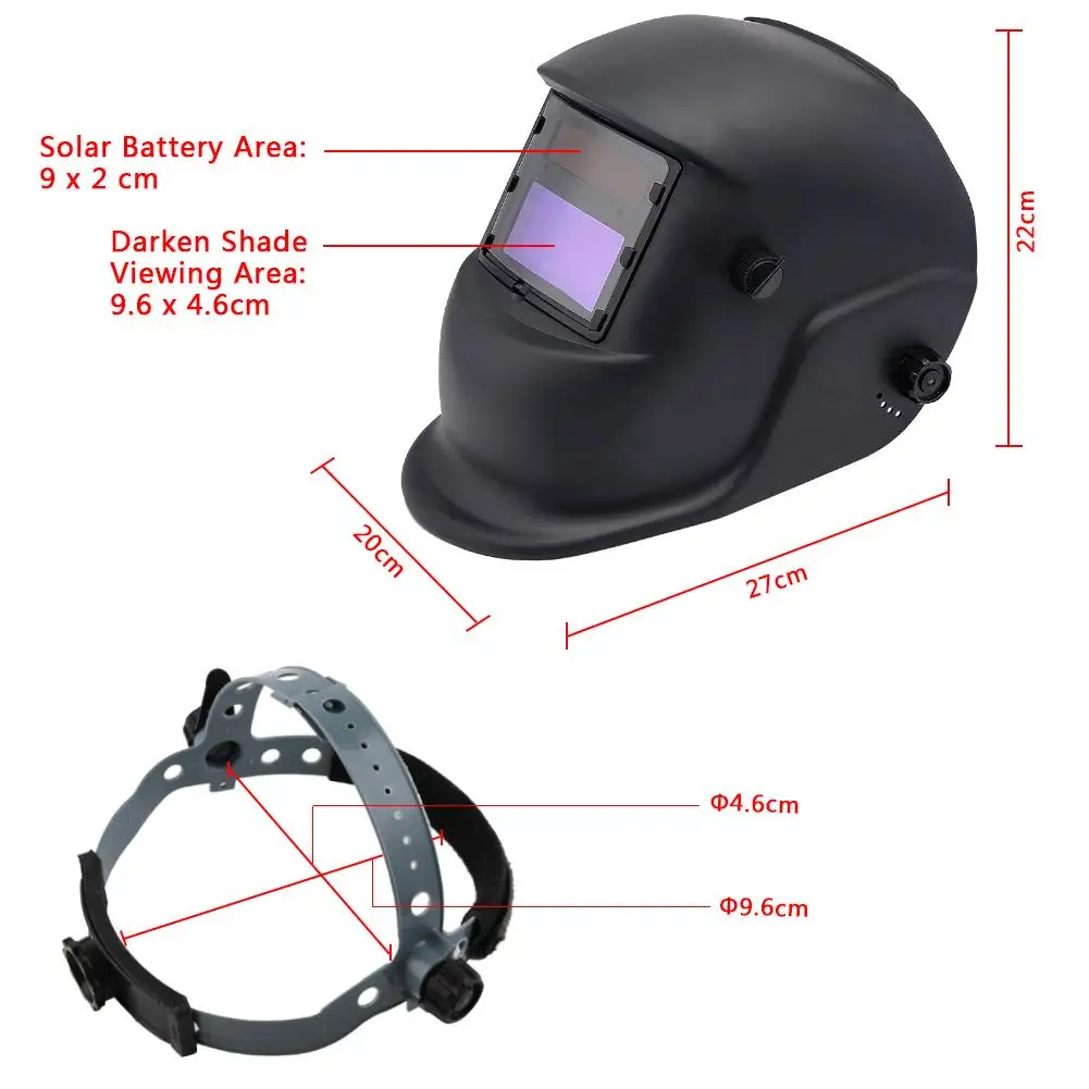 Solar Auto Darkening Welding Helmet TIG MIG Weld Welder Lens Grinding Mask