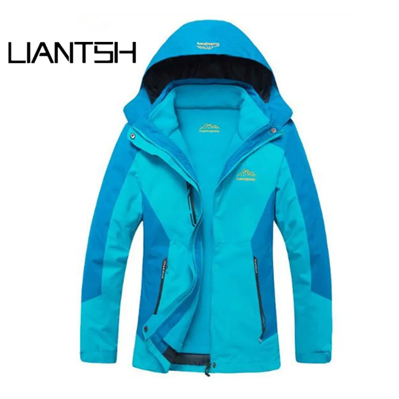 Winter Outdoor Liefhebbers Sport 3 In 1 Thermische Waterdicht Ademend Warme Jas Thicken Softshell Voering Camping Jas Wandelen Jas Winter Outdoor Liefhebbers Sport 3 In 1 Thermische Waterdicht Ademend Warme Jas Thicken Softshell Voering Camping Jas Wandelen Jas