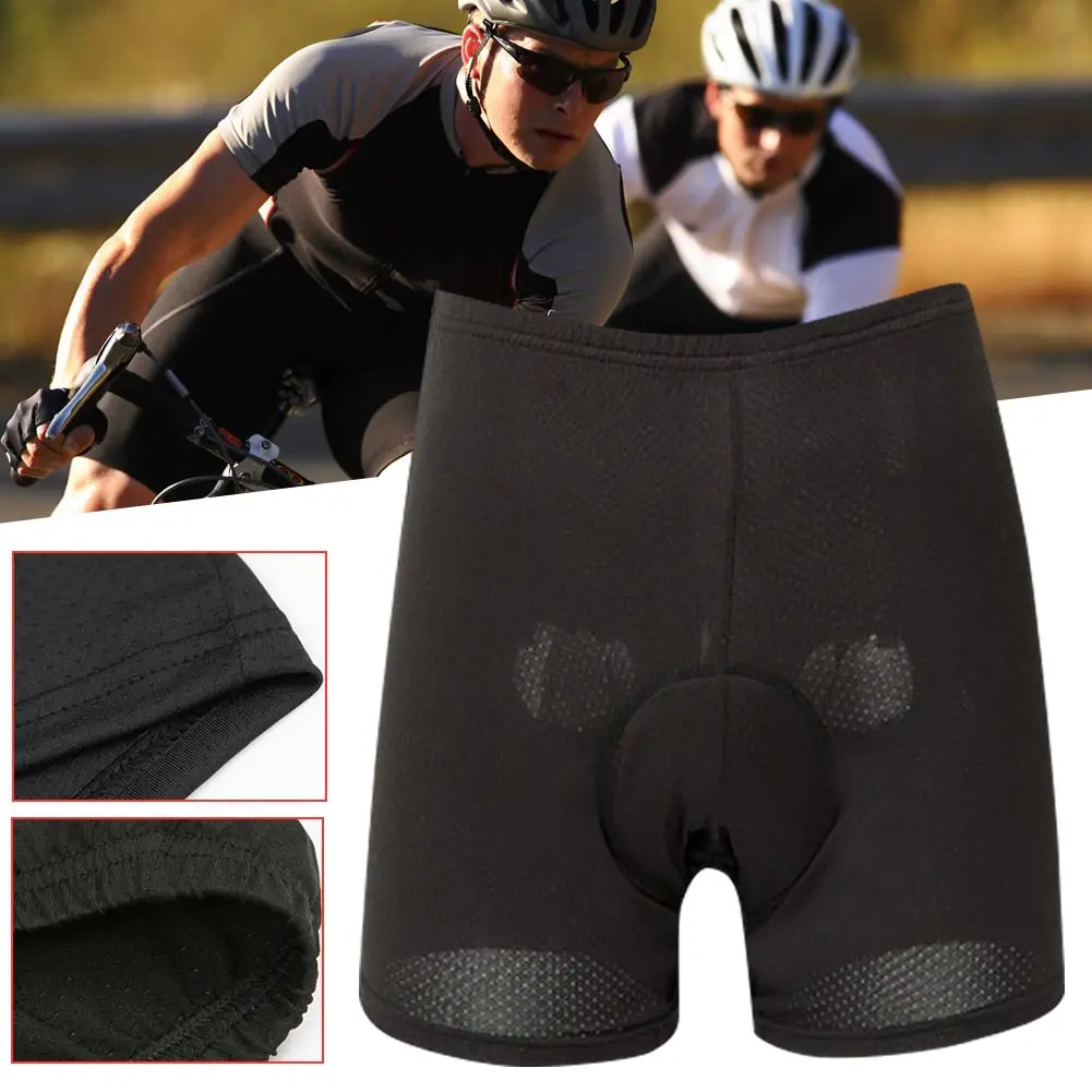 Men Cycling Underwear Bicycle MTB Shorts Riding Sport Compression Tights Padded C55K Sale | Спорт и развлечения