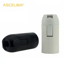 ASCELINA 2 шт./лот E27/E14 лампа база черный старинный держатель лампы светодиодные фитинги разъем лампы аксессуары люстра база лампа Разъем