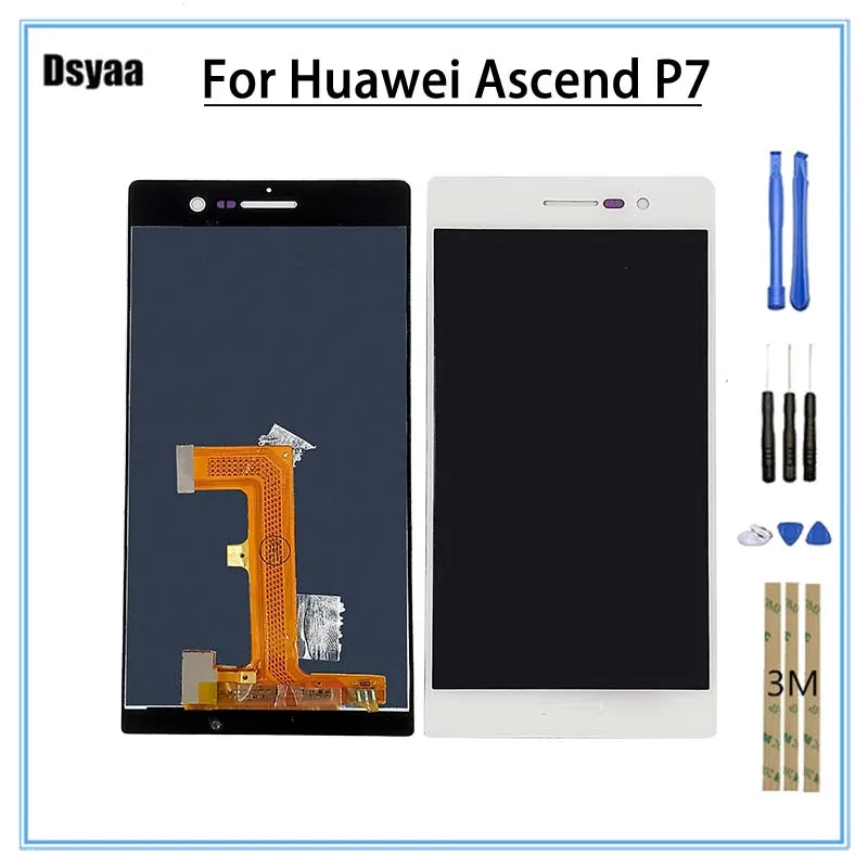 

For Huawei P7 P7-L00 P7-L05 P7-L10 LCD Touch Screen Digitizer Assembly Replace For Huawei P7 5.0 inch with tools