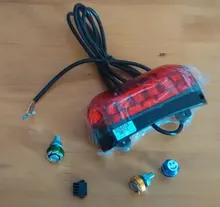 24v36v48v LED brakelight & taillight 2 in1 for electric bike scooter moped mtb conversion PARTS wuxing scooter parts stop light
