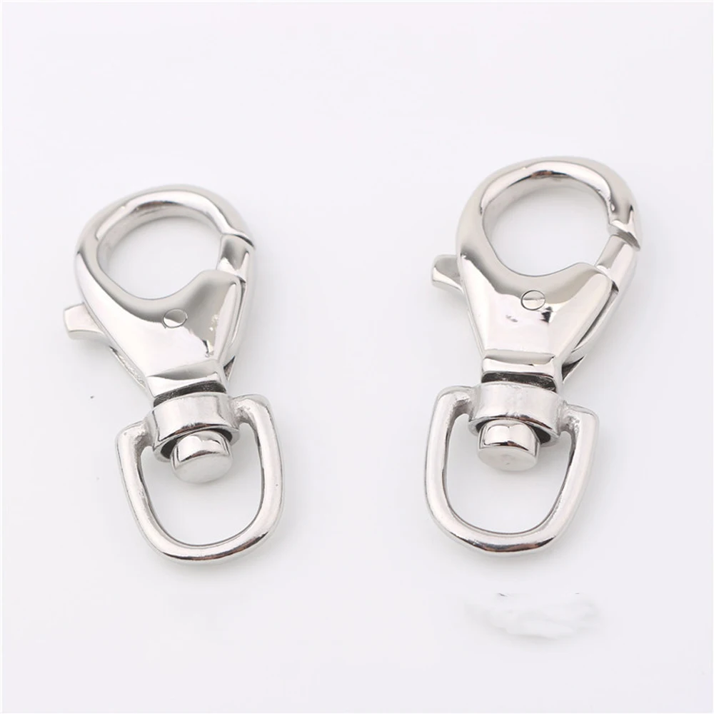 stainless steel DIY leather craft pet bag snap hook buckle 10pcs/lotin
