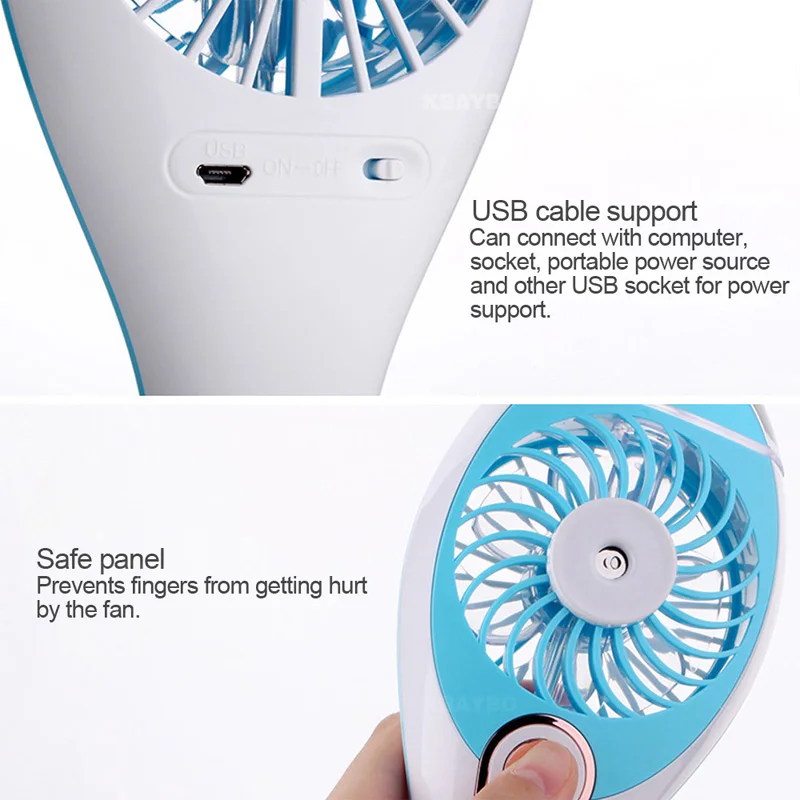 Портативный usb-вентилятор кулер Мини Удобный маленький USB Охлаждающий вентилятор увлажнитель Настольный Карманный водяной туман охлаждающий воздух вентилятор увлажнитель