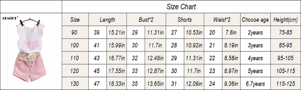 Baby Children Clothes Sets 2018 Girls Fly Sleeve Flower Cotton Shirt + Shorts Summer Set Sport Belt Print Letter Clothes k1 1