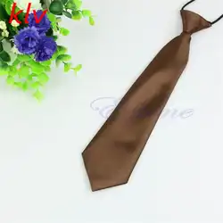 KLV/Модная школьная Обувь для мальчиков Для детей Детские Свадебные одноцветное Цвет эластичный галстук высокое качество