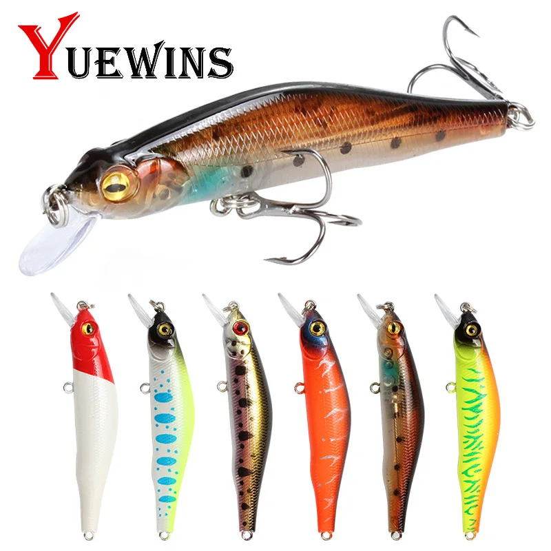 YUEWINS 1 шт. погружающаяся блесна рыболовная приманка 90 мм 8 2 г воблеры 3D глаза