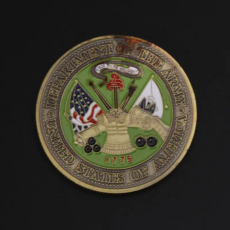 Армейский лекарь США памятная монета ручной работы Сплав искусство ремесла Коллекция монет сувениры