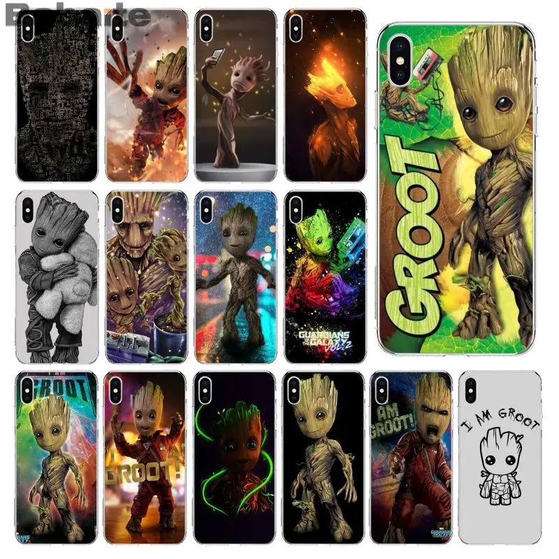 

Babaite Guardians of Galaxy Customer Transparent Soft Shell Phone Cover for iPhone 5 5Sx 6 7 7plus 8 8Plus X XS MAX XR