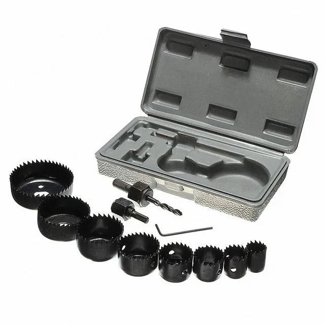 11pcs diy hole saw bit cutting set kit 19 64mm wood sheet metal sheet metal hole cutter