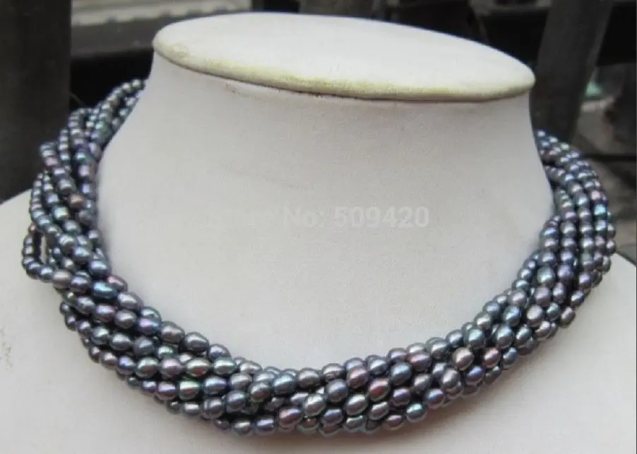 

~~ Free Shipping >>Real Beautiful 8 shares of AAA tahitian pearl necklace 18