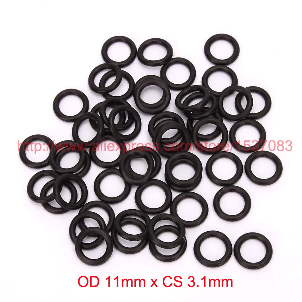 OD 11mm x CS 3.1mm 검정색 NBR 니트릴 o 링 o 링 오링 씰링 고무o ring oringoring