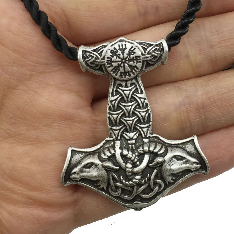 2018 Новый Viking маммен топор подвеска норвежский викинг амулет кулон Цепочки и