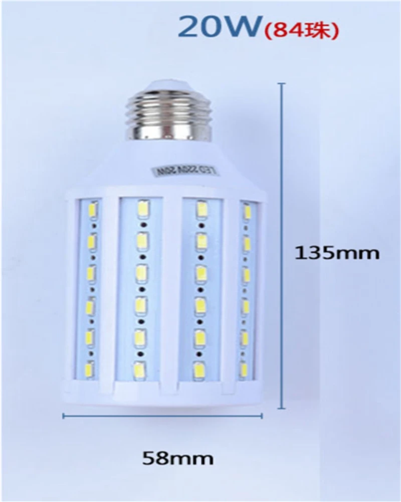 2 шт. Фотостудия E27 20 Вт 220 В светодиодный светильник для видеосъемки лампа кукурузы лампа& трубки фотографический светильник ing