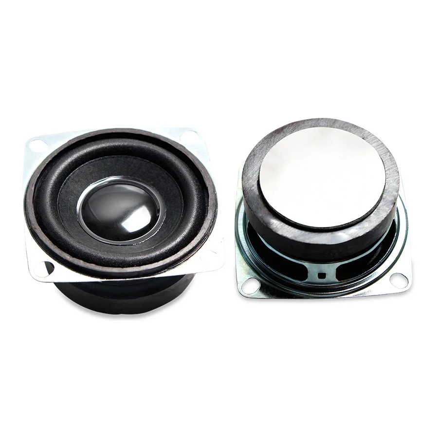 

2Pcs 2" Inch 4Ohm 3W Full Range Speaker Mini Portable Audio Speaker Stereo Woofer Loudspeaker Box Diy Accessories