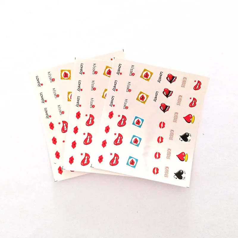 

3pcs Nail Sticker Feathe DIY Manicure Slider Embossed Adhesive Nail Art Tips Decorations Decals B12