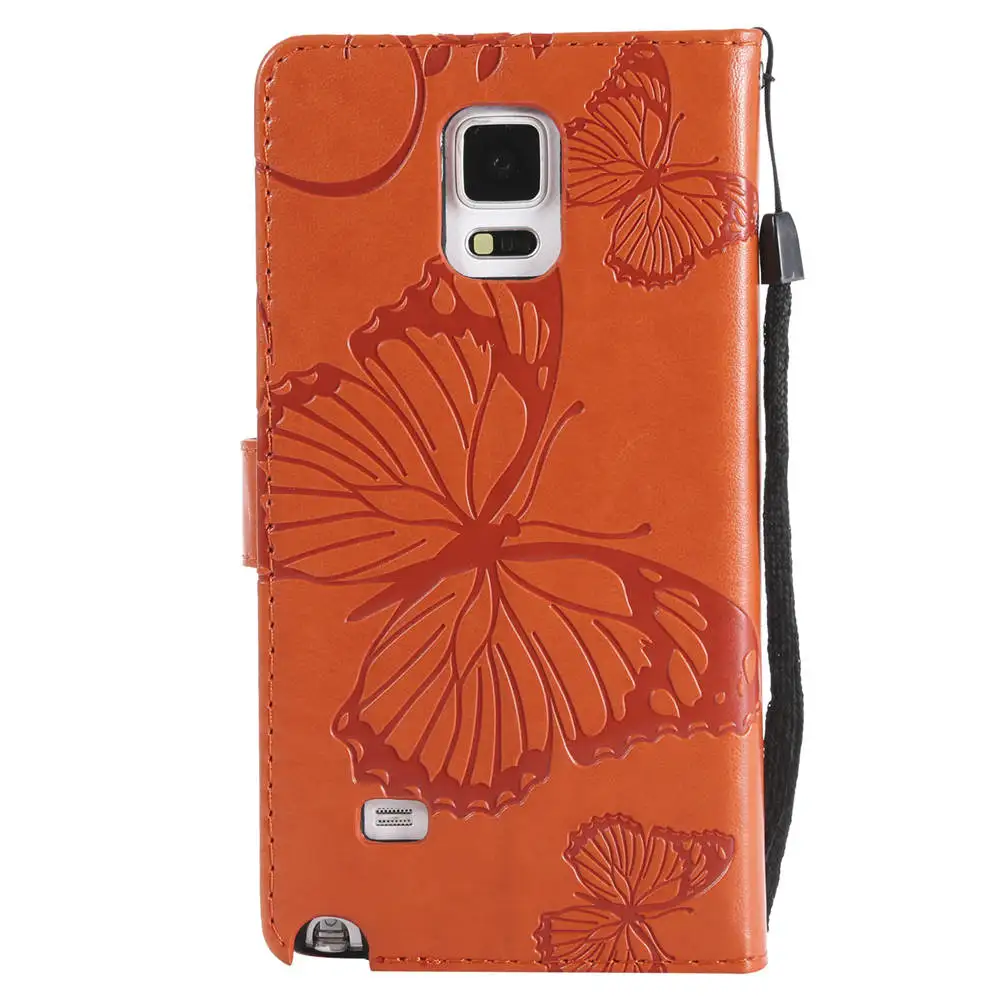 3D чехлы для SAMSUNG Galaxy Note 4 SM N910F N910C N916S N9109W Чехлы С Откидывающейся Крышкой в виде
