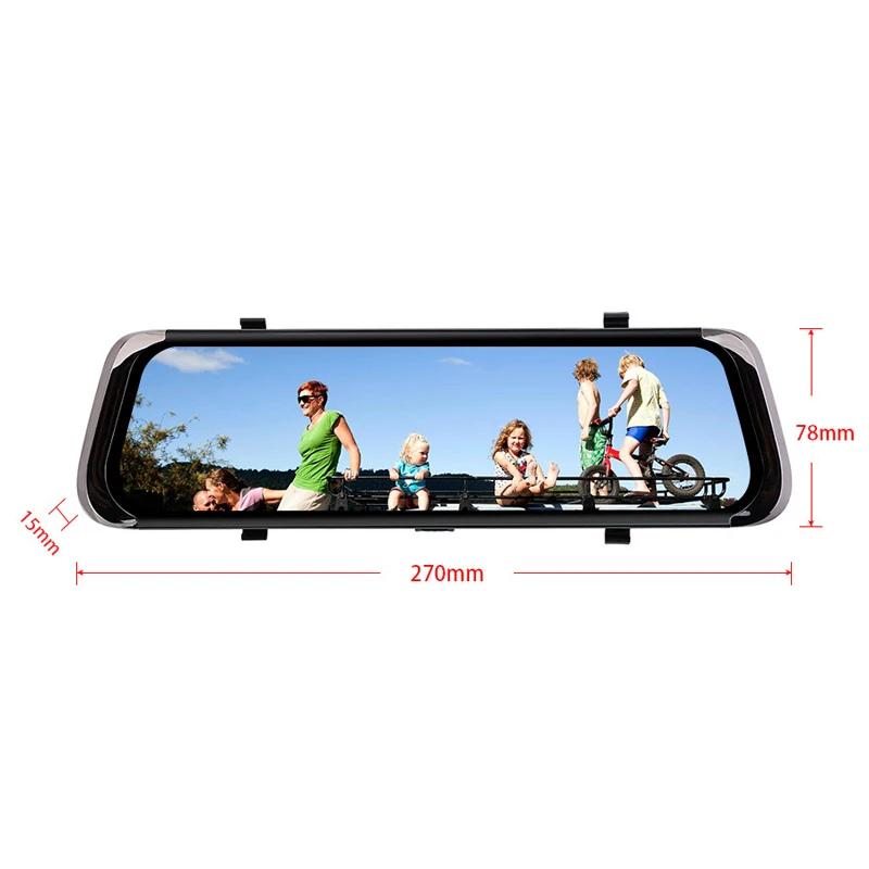 Full HD 1080 P 9 35 Дюймов Автомобильный dvr регистратор автомобиля зеркало заднего вида