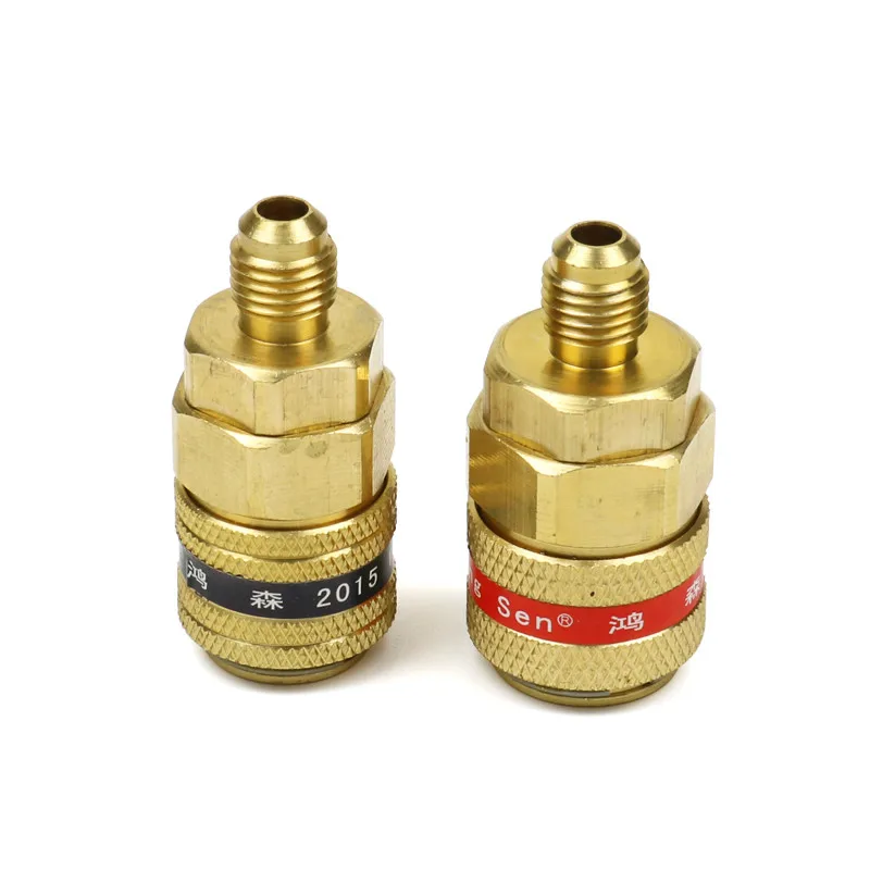 

QC-12B high pressure and low pressure quick coupler Freon Refrigerant fitting accessory R134a Car air conditioning repair kits