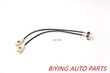 VW Radio RCD510 RNS 510 FAKRA Antenna Diversity RNS510(MFD3) RCD510 310 Radio Antenna Adapter 2 to 2 Conversion Cable fakra z female right angle to two dual fakra z male conversion radio fakra extension cable antenna adapter for vw