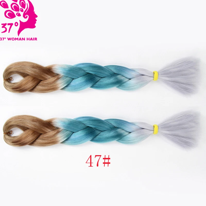 

Dream ice's Jumbo Braids hair Synthetic Ombre Braiding Hair Extension 1piece/lot crochet Expression