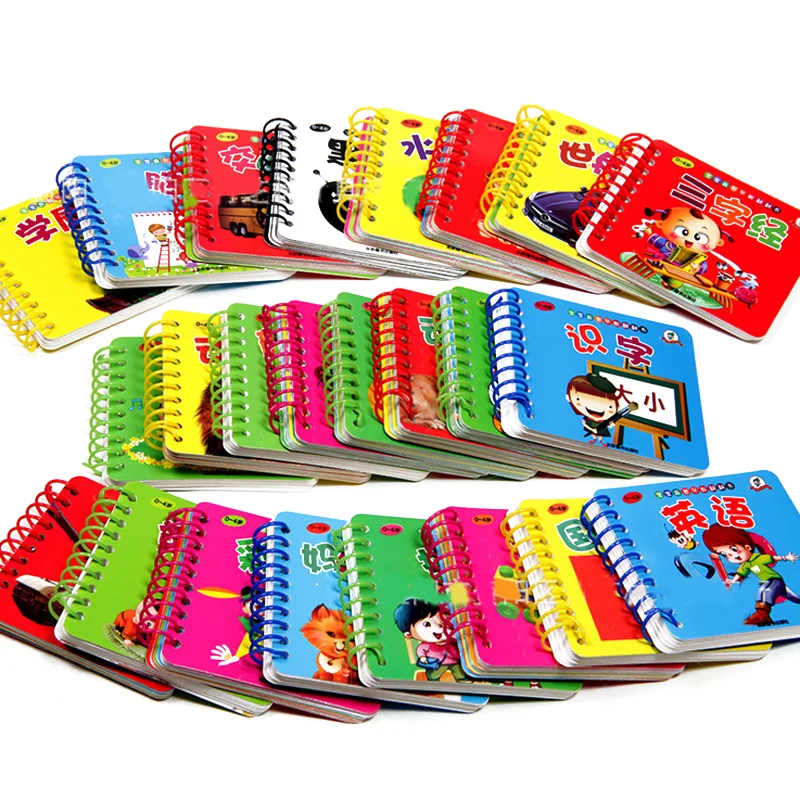 

1 Pc 2019 Children Education Early Learning Tool Word Card Circle Pocket Books Baby Fun Teaching Cards Parent-child