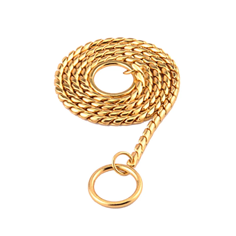

Ocardian colier chien Dog Snake P Choke Chain Dog Metal Show Collars for Dogs led collar*30 GIFT 1pc Drop shipping