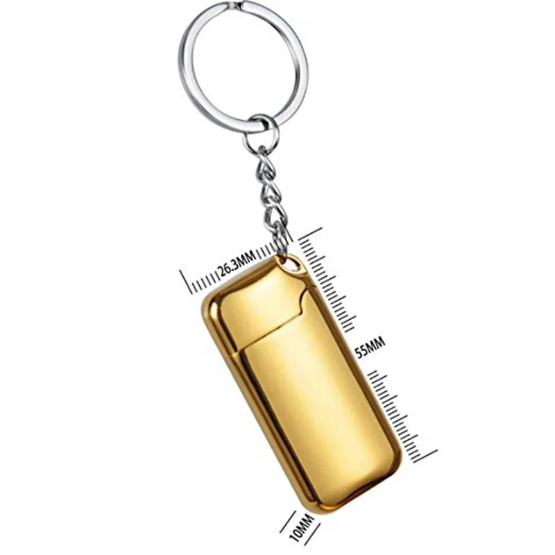 Mini-USB-Lighter-With-Keychain-Windproof-Rechargeable-Flameless-Eelectronic-Lighter-For-Cigarette-Encendedor-Plasma-Gadgets-Men (1)