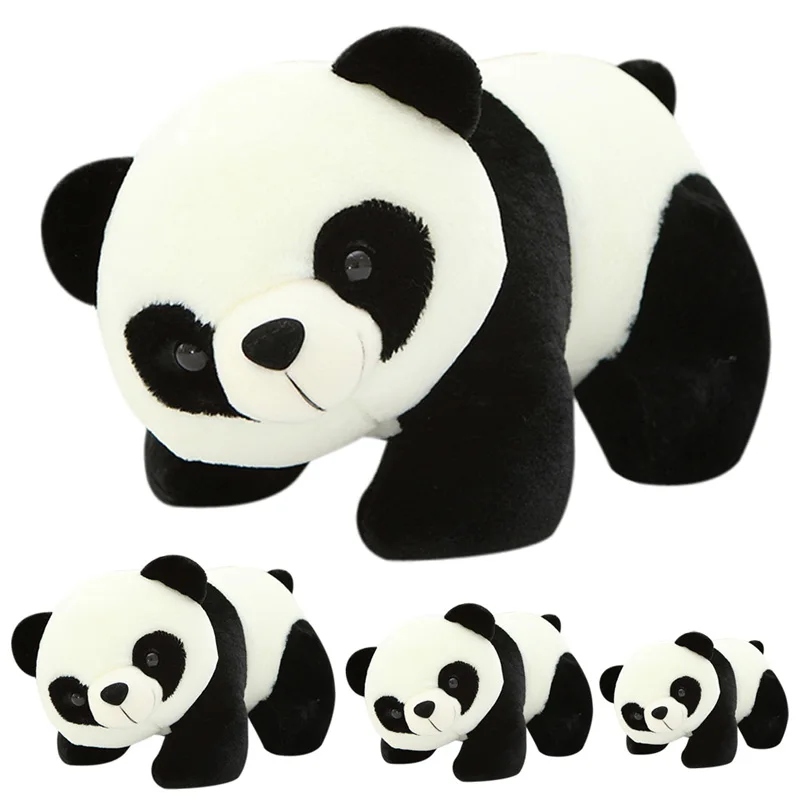 Big Panda Plush Toys Children Kids Cartoon Animals Toy Cute PP Cotton Plush Animals Baby Girls Stuffed Toys 18CM,22CM,30CM,40CM 1pcs 18cm cute flower monkey plush toy stuffed animals