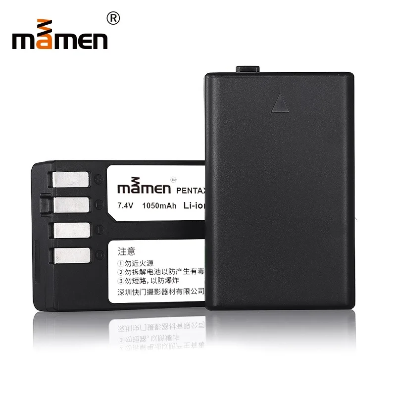 

Mamen DLI109 Rechargeable Li-ion Lithium Battery For Pentax K500 K50 K30 KR R K2 S2 S1 Battery
