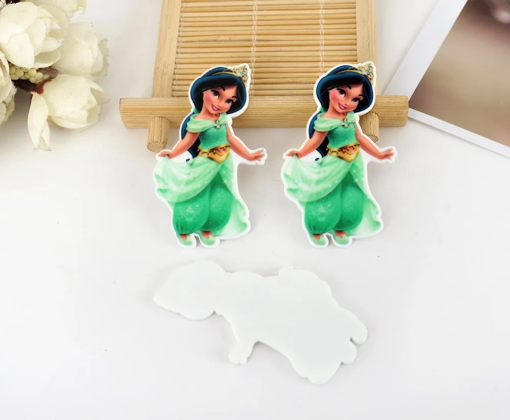 

10pcs/lot DIY resin cabochons accessories flat back resin planar skirt